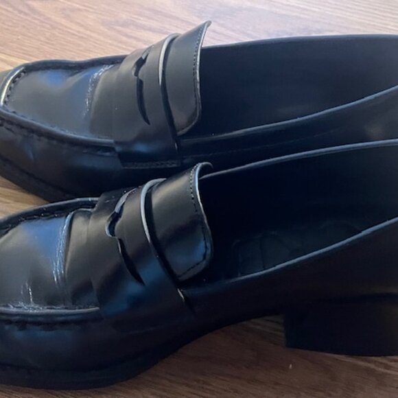 J Crew Stacked Heal Loafer - Picture 3 of 6